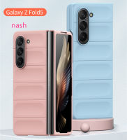 สำหรับ Samsung Galaxy Z Fold5เลนส์ป้องกันไม่ติดลายนิ้วมือเคสโทรศัพท์กันกระแทกเป็นมิตรกับผิวหรูหรา