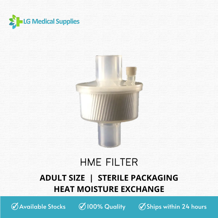 HME filter with HME Paper with Oxygen Port Sterile Packaging Filter for ...