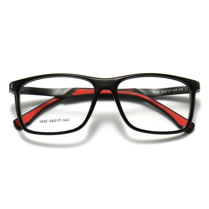 Fashion Optical Glasses Frame High Quality Tr90 Flexible Spectacle Frame Myopia Non Prescription 