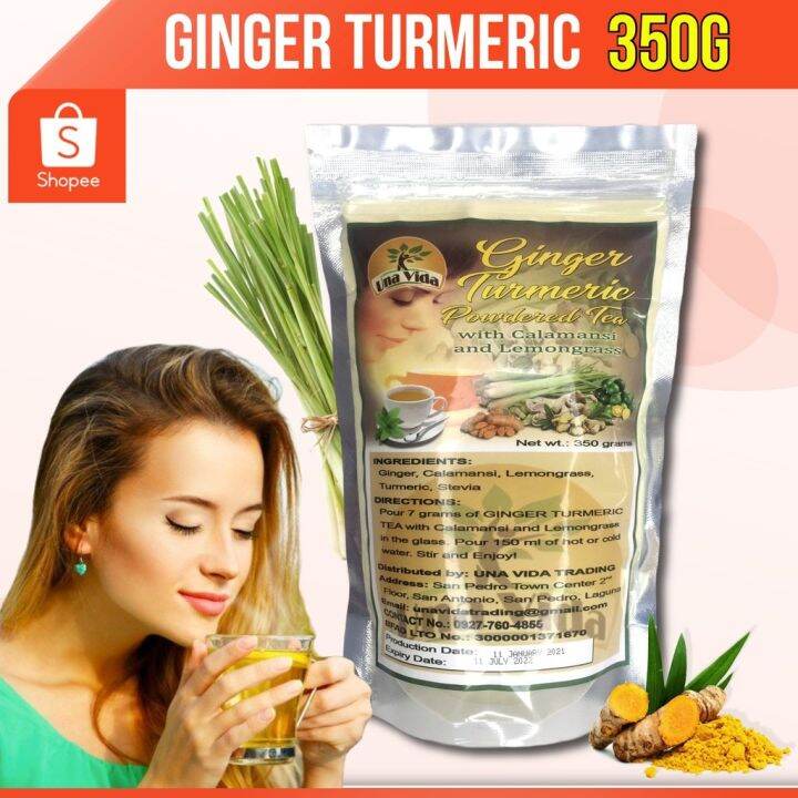 Una Vida ginger turmeric luyang dilaw lemongrass calamansi powder