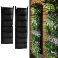 [NEW EXPRESS] Planter Flower Pots Layout Vertical Hanging Garden Wall Mount Flowerpot Waterproof Bag for Home Indoor Outdoor Use