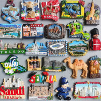 Fridge Magnets Tahiti France Denmark Spain Croatia Saudi Arabia Hawaii Saipan Egypt Qatar ICELAND BUDVA Germany Magnetic Sticker Refrigerator Parts Ac