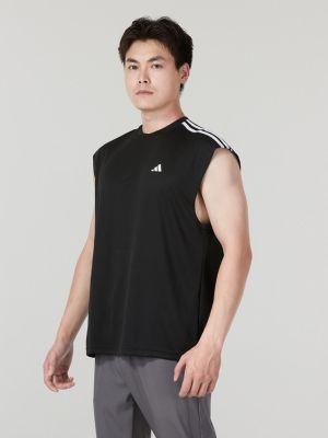 Adidas comfortable quick-drying and breathable basketball loose mens sports round neck sleeveless vest IC2464IC2468