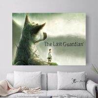 (ร้อน) The Last Guardian เกมภาพวาดผ้าใบโปสเตอร์และภาพพิมพ์สำหรับห้องนั่งเล่นไม่มีกรอบ Wall Art ภาพตกแต่งบ้าน