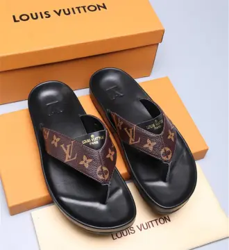 kasut lelaki Original Quality 2021 New Louis Vuitton LV Slides