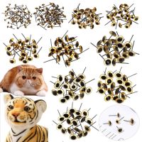 20/50Pcs Transparent Glass Eyes Noses Needle Felting Bears Animals Dolls Kids Accessories