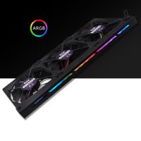 Graphics Card Cooling Fan 3 x 90mm 3Pin 5V 0.36A Cooler Fan VGA Fan with ARGB Light Strip Support Aura SYNCMSI Dropshipping