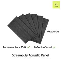 แผ่นกันเสียง Streamplify Acoustic Panel โฟมกันเสียง คุณภาพสูง แผ่นดูดเสียง แผ่นดูดซับเสียง กันเสียง ดูดเสียง ดูดซับเสียง