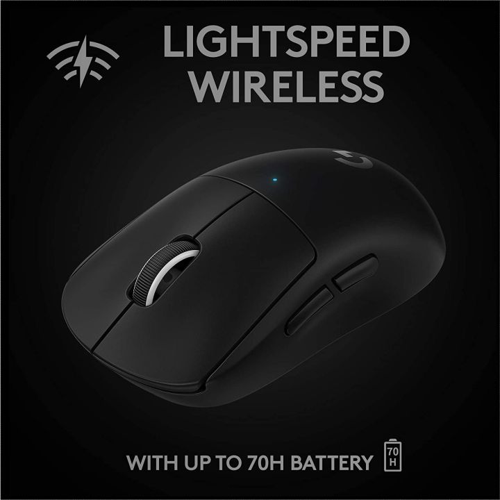 logitech-g-pro-x-superlight-gaming-wireless-mouse-สีดำ-ประกันศูนย์-2ปี-ของแท้-black