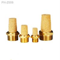 BSL-M5 1/8 1/4 3/8 1/2 Pneumatic Brass Exhaust Muffler Silencers Fitting Noise Filter Reducer Connector Copper flat/long muffler