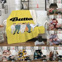 8N3Z 2023new《butter 》bts Ultra Soft Throw Blanket Flannel Fleece All Season Light Weight Living Room