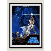 โปสเตอร์หนัง Star Wars Vintage Poster - Star Wars 1977 A New hope  Japan Poster