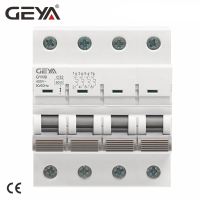 GEYA GYM9 4P MCB 6A-63A 6KA Breaking Capacity MCB Din Rail Mini Circuit Breaker 6A-63A AC Type Factory ผู้ผลิตโดยตรง-Cailine