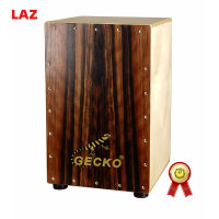 Gecko Cajon สตริงกลองกล่องไม้สไตล์ปรับได้พกพาได้กลองเครื่องกระทบมือใหม่