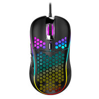 4 Levels Light Adjustable Wired USB Colorful Game Mouse Wired USB Computer Mouse Laptop Gaming Accessory with Colorful Light