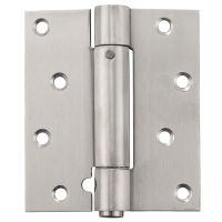 Self Closing Door Hinge 2 Pack 4 Inch Heavy Duty Square Stainless Steel Mortise Spring Automatic Closer Hinge Hardware