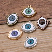 10PCS 6 Color 19x22mm New Product Eyes Zinc Alloy Charms Necklace Metal Jewelry Accessories