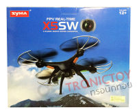 โดรน 4 ใบพัด พร้อมกล้องถ่ายทอดสดมายังสมาร์ทโฟน สีขาว Syma X5SW Series FPV Real Time Quadcopter with Camera Wifi (White)