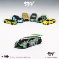 รถมินิ GT 1:64รุ่นรถ GT3 Huracan EVO #39 2022 IMSA รถสปอร์ตอัลลอย #499