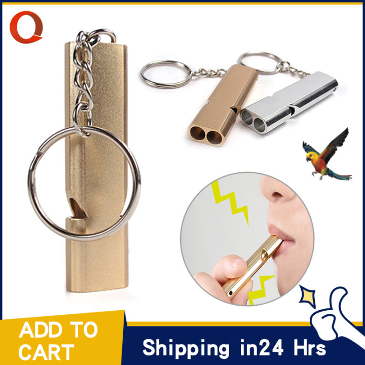 1pcs-pet-training-whistle-for-cockatiel-rraining-whistle-brass-outdoor-emergency-whistle