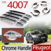 For Peugeot 4007 Chrome Handle Covers Trim Set Of 4PCS 2007-2012 Good Quality Car Essories Stickers Car Styling 2008 2010