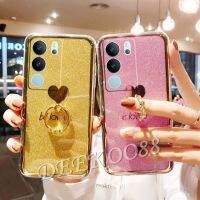 เคสโทรศัพท์ใหม่2023กากเพชรส่องแสงเป็นประกายวิบวับสำหรับ VIVO V29 Y78 V27 VIVOY27 Y27 Y36 Y02T Y02A 5G 4G เคสสมาร์ทโฟนฮาร์ดเคสพร้อมที่ยึดแหวนฝาหลัง V27e