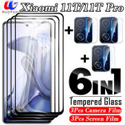 3 Miếng Phim Bảo Vệ Màn Hình Cho Xiaomi 11T Pro 6 Trong 1 + 3 Miếng Phim