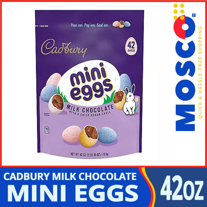 Cadbury Mini Eggs Milk Chocolate With Crisp Shell Candy Easter Bag 42 Oz Lazada Ph