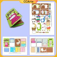 CCArte สมุดกิจกรรม Diy หนังสือเงียบมอนเตสซอรี่ของที่ระลึกงานปาร์ตี้ดินสอสีกลางแจ้ง