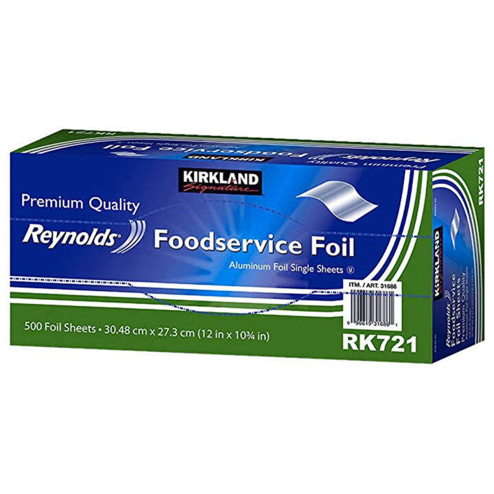 KIRKLAND SIGNATURE Food Service Foil 12x10.75", 500 Sheets Lazada PH