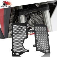 ฝาครอบกระจังหน้าป้องกันหม้อน้ำรถจักรยานยนต์ CRF1100L คู่สำหรับฮอนด้า CRF1100L กีฬาผจญภัยแฝด2020 2021 2022 2023