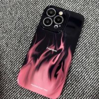 เคสโทรศัพท์มือถือ แบบนิ่ม ลายเปลวไฟ สําหรับ IPhone 11 14 13 12 Pro ProMax XR 14 6 6s 8 7 Plus X XS Max SE