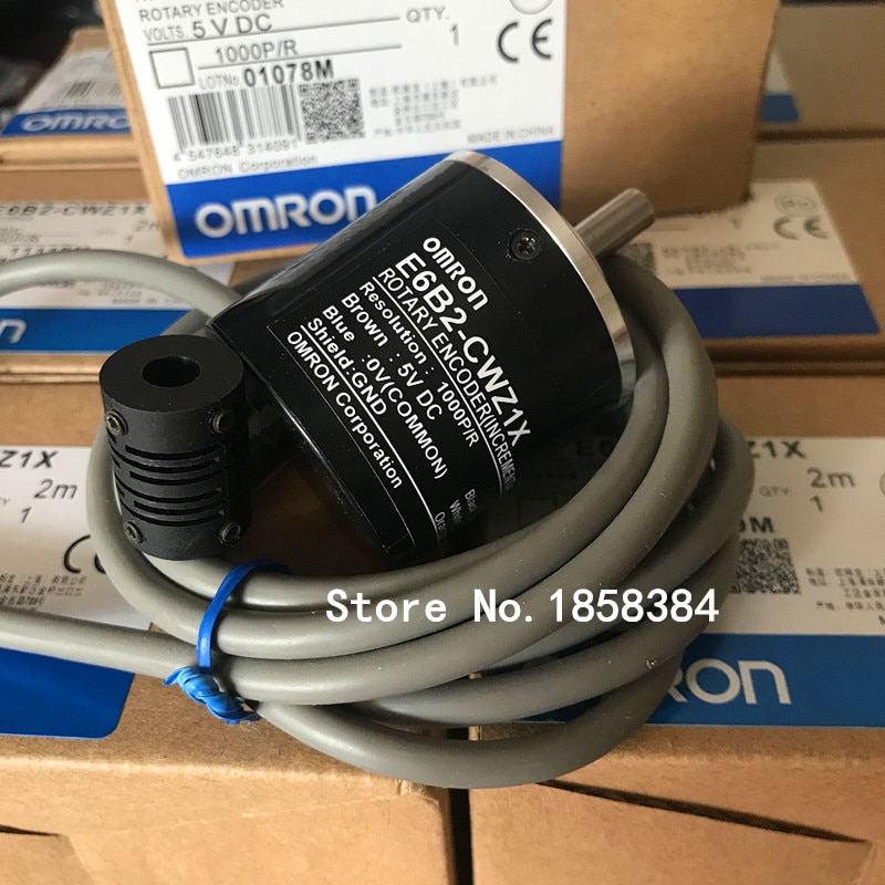 1PCS OMRON Rotary Encoder E6B2-CWZ1X 2000P/R E6B2CWZ1X 5VDC New in box 