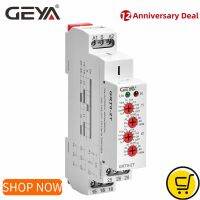 Geya Grt8-2t การหน่วงเวลาคู่ในการตั้งเวลารีเลย์ Ac230v หรือ Ac/Dc12v-240V รีเลย์ Dpdt ราง Din แบบรีเลย์หน่วงเวลาเวลา