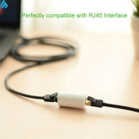 RJ45ที่จะ RJ45หัวแปลงสายไฟเครือข่าย LAN สายพ่วงตัวแปลงอีเธอร์เน็ต ABS