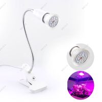 18 Leds Grow Growth Light With 360 Degrees Flexible Lamp Holder Clip Plant Flower Light For Hydroponic Indoor Desktop WB15TH