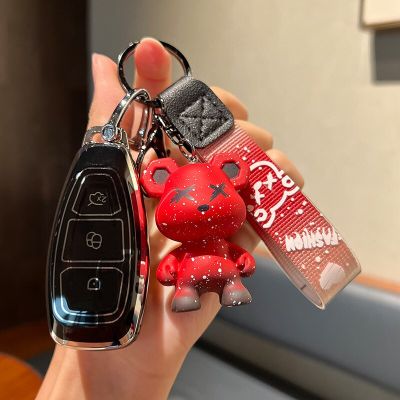 ปลอกหุ้มรีโมทฝาครอบกุญแจเคสกุญแจรถยนต์ Kuga สำหรับ Ford Protector Shells St โฟกัสเฟียสต้า Ecosport 4 Mondeo Key 3