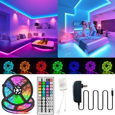 【LZ】 RGB LED Strip Lights 2835 Flexible Ribbon LED Light Strips DC12V 5M 10M With Remote Control For Living Room / Bed Room / Kitchen