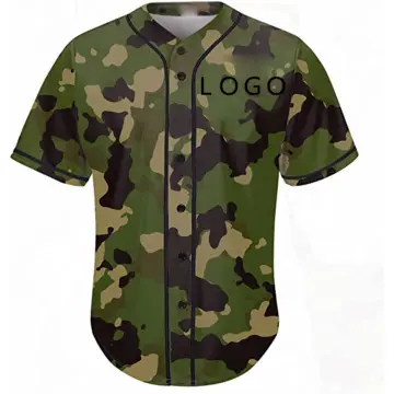 China Camo Baseball Jersey, Camo Baseball Jersey Wholesale