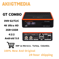 Gtmedia Gt Combo เครื่องรับสัญญาณดาวเทียมพร้อมคีย์บอร์ด I8 DVB-S2T2 C Android 9.0 Amlogic S905x3 4K Hd เครื่องรับสัญญาณดาวเทียม