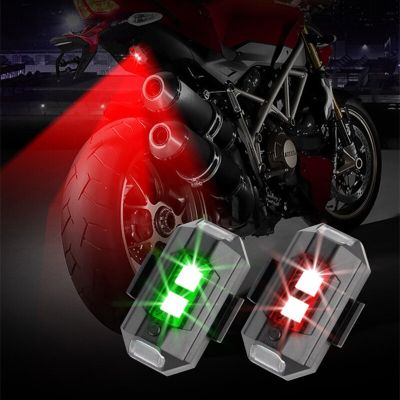 【CW】Motorcycle airplane light strobe light pilot modified general strobe car net red locomotive free wiring USB charging