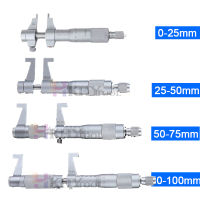 1ปี Warry 4ชิ้นไมโครมิเตอร์ภายใน5-30มม./25-50มม./50-75มม./75-100มม. เฟืองมาตรวัดสกรู0.01มม. เครื่องมือวัดไมโครมิเตอร์เมตริก