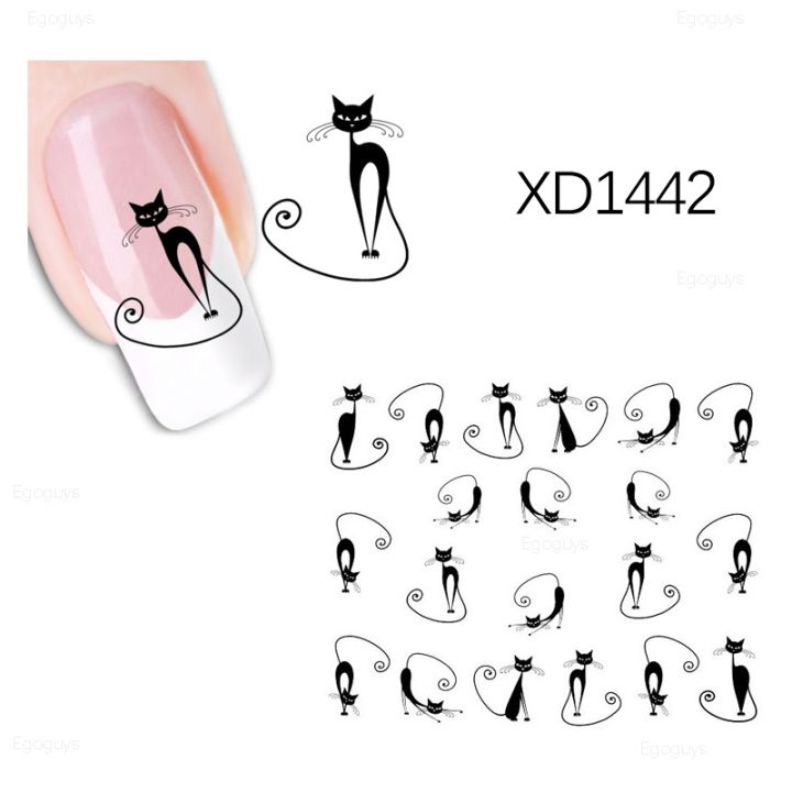 lz-1pc-6-5x5-2cm-water-nail-decals-cat-butterfly-animal-series-diy-nail-art-transfer-sticker-slider-manicure-decor-decorations-tips