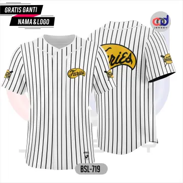 Baju baseball jersey baseball Dodgers, Fesyen Wanita, Pakaian Wanita,  Atasan di Carousell