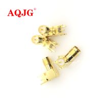 10PCS SMA female Thru Hole plug Right Angle 90 DEGREE ( SMA-KWE ) PCB Mount connector RF adapter best quality. Electrical Connectors