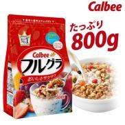Ngũ cốc trái cây Callbe 800g nội địa Nhật Bản màu đỏ