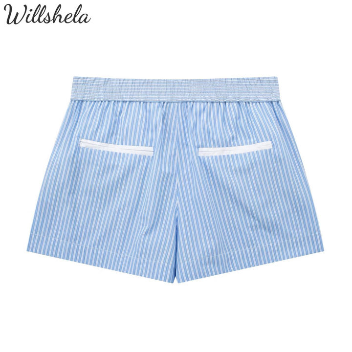 willshela-women-nbsp-fashion-nbsp-contrast-patchwork-blue-striped-a-line-shorts-female-nbsp-chic-nbsp-lady-nbsp-casual-nbsp-shorts-gnb