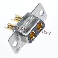 ✣ High Power DSUB DB Connector 2w2 Female Machined Pin Full Gold Flash Wire Type