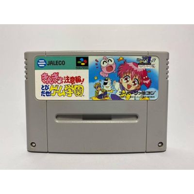 ตลับแท้ SUPER FAMICOM Kingyo Chuuihou! Tobidase! Game Gakuen (ปริศนาปลาทอง)