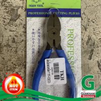 คีมตัดพลาสติก ซึโนดะ TIGER TOOLS TSUNODA (**ทนมาก ของแท้100% Made in JAPAN) PN-125(21) ขนาด 5นิ้ว (Plastic Cutting Pliers 125mm, เส้นผ่าศูนย์กลาง 1.8mm)